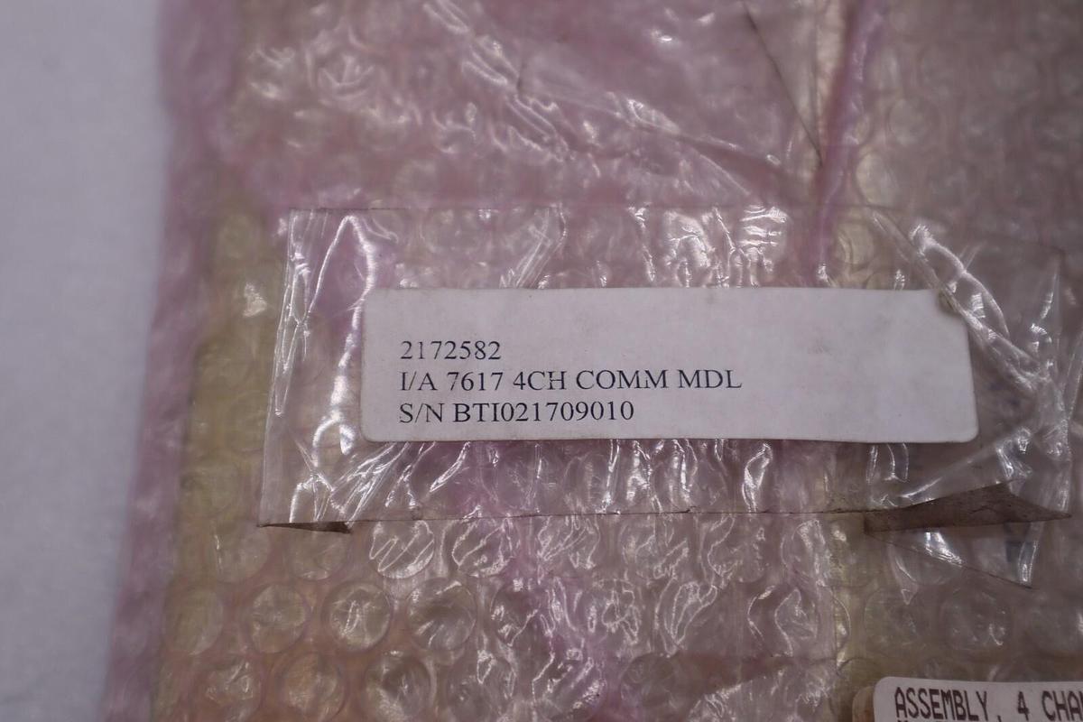 Used Bruce Technologies 7617 Comm Mod Part No. 2172582 120V 50/60HZ New #K-1778