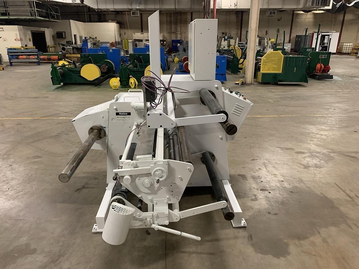 Used 30” VOORWOOD DUPLEX MODEL 30-24 SLITTER REWINDER WITH TRIM BLOWER