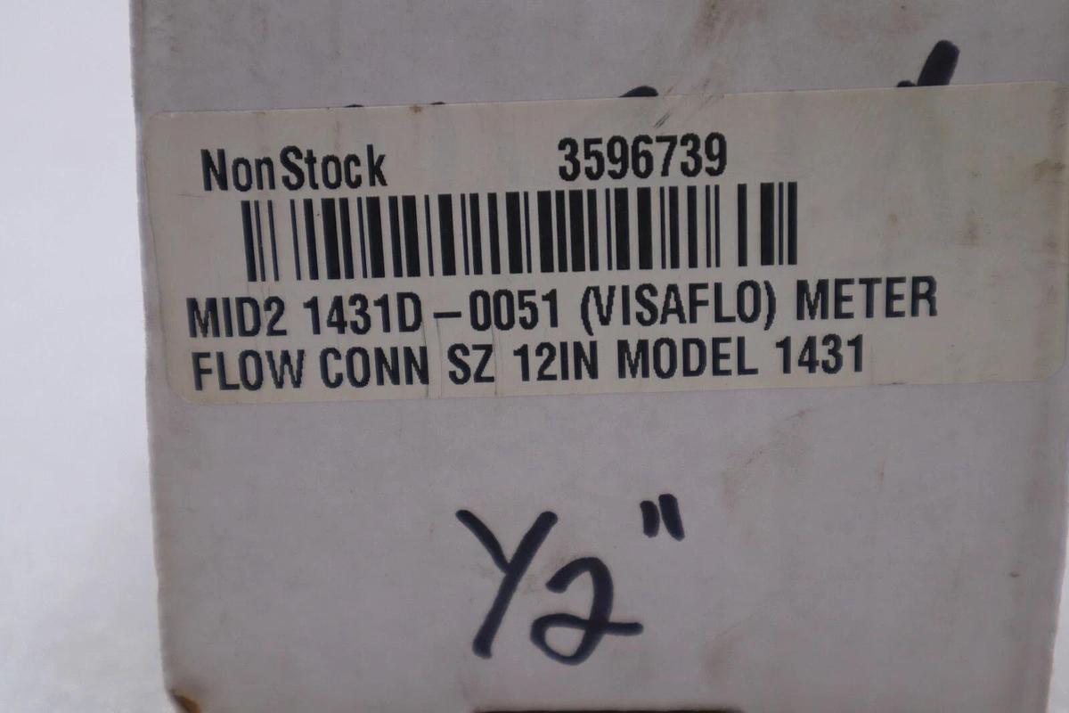 OPW 1431D VISI-FLO 1/2" FLOW METER 12IN STOCK #K-2320
