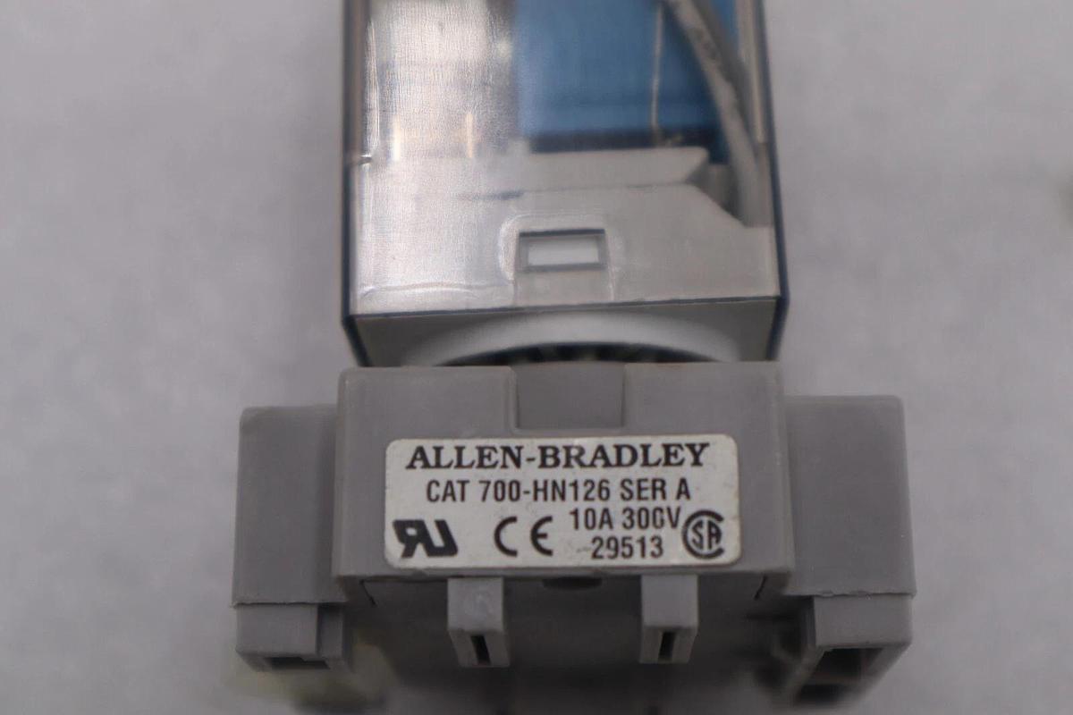 Used ALLEN BRADLEY 700-HA33Z12-3-4/ 700-HN126 RELAY 12VDC STOCK K-3404