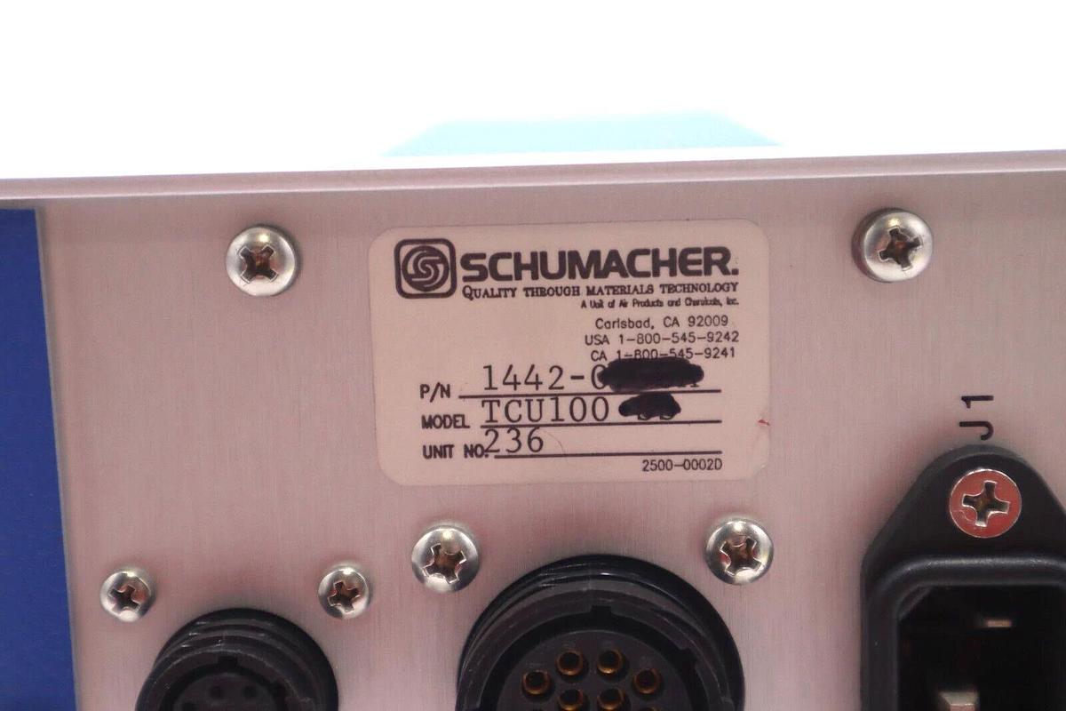 Used SCHUMACHER SORCE TEMPERATURE CONTROL SYSTEM MODEL 100 TCU100 STOCK #2777