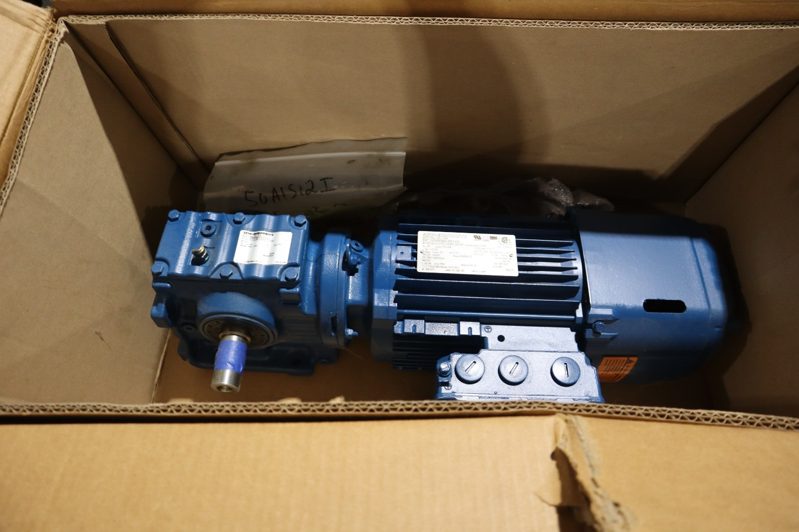 NEW Sew Eurodrive S47 DRN80M4/BE1HR Helical Worm Gearmotor STOCK H822
