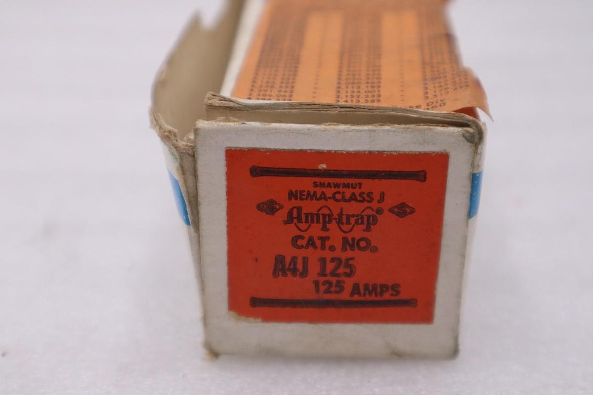 FERRAZ SHAWMUT A4J125 FUSE 125AMP 600V - NEW IN BOX - STOCK H-1692A