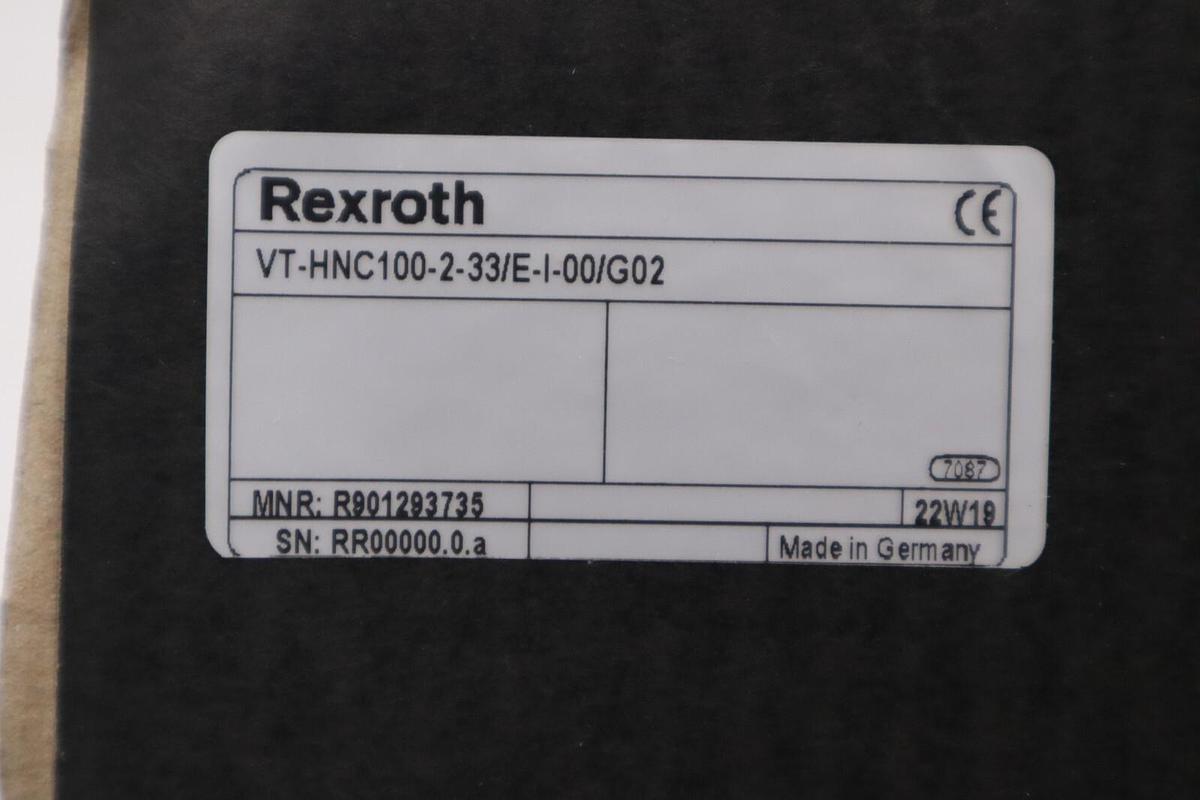 Bosch Rexroth R901293735 VT-HNC100-2-33/E-I-00/G02 Controller NEW STOCK G156A