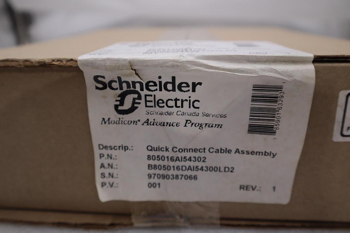 Used NEW OPEN BOX SCHNEIDER ELECTRIC 805016AI54302 CABLE ASSEMBLY STOCK G55