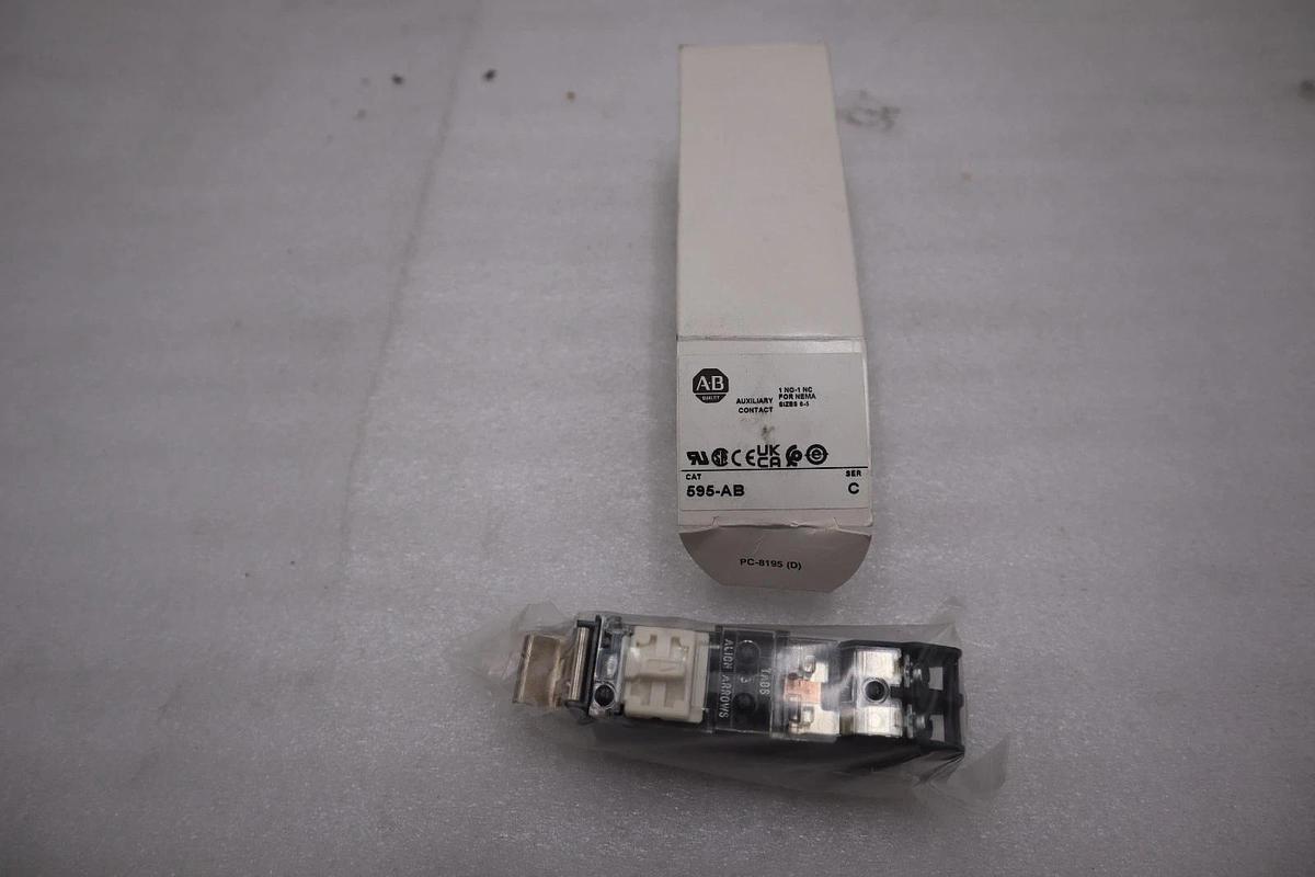 Allen-Bradley 595-AB Series C Auxiliary Contact for Motor - STOCK K762CC