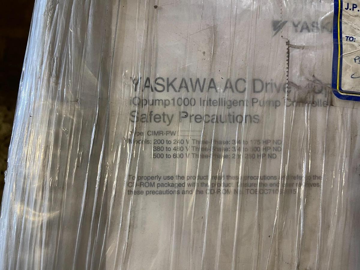Used Yaskawa CIMR-PW4A0208AAA iQpump1000 Pump Drive NEW STOCK W-61