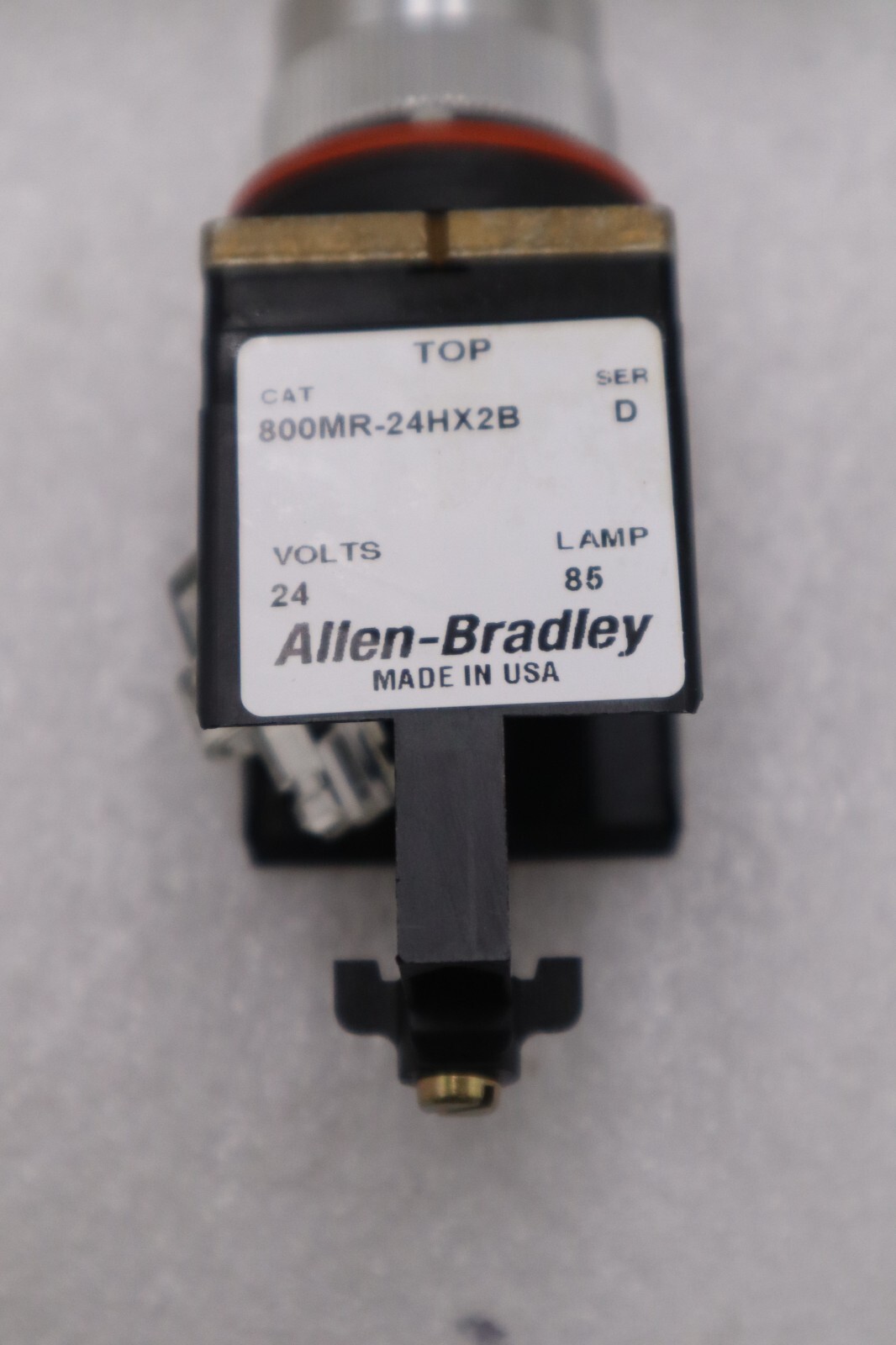 NEW ALLEN-BRADLEY 800MR-24HX2B SER D SELECTOR SWITCH 24V AC/DC #H327A