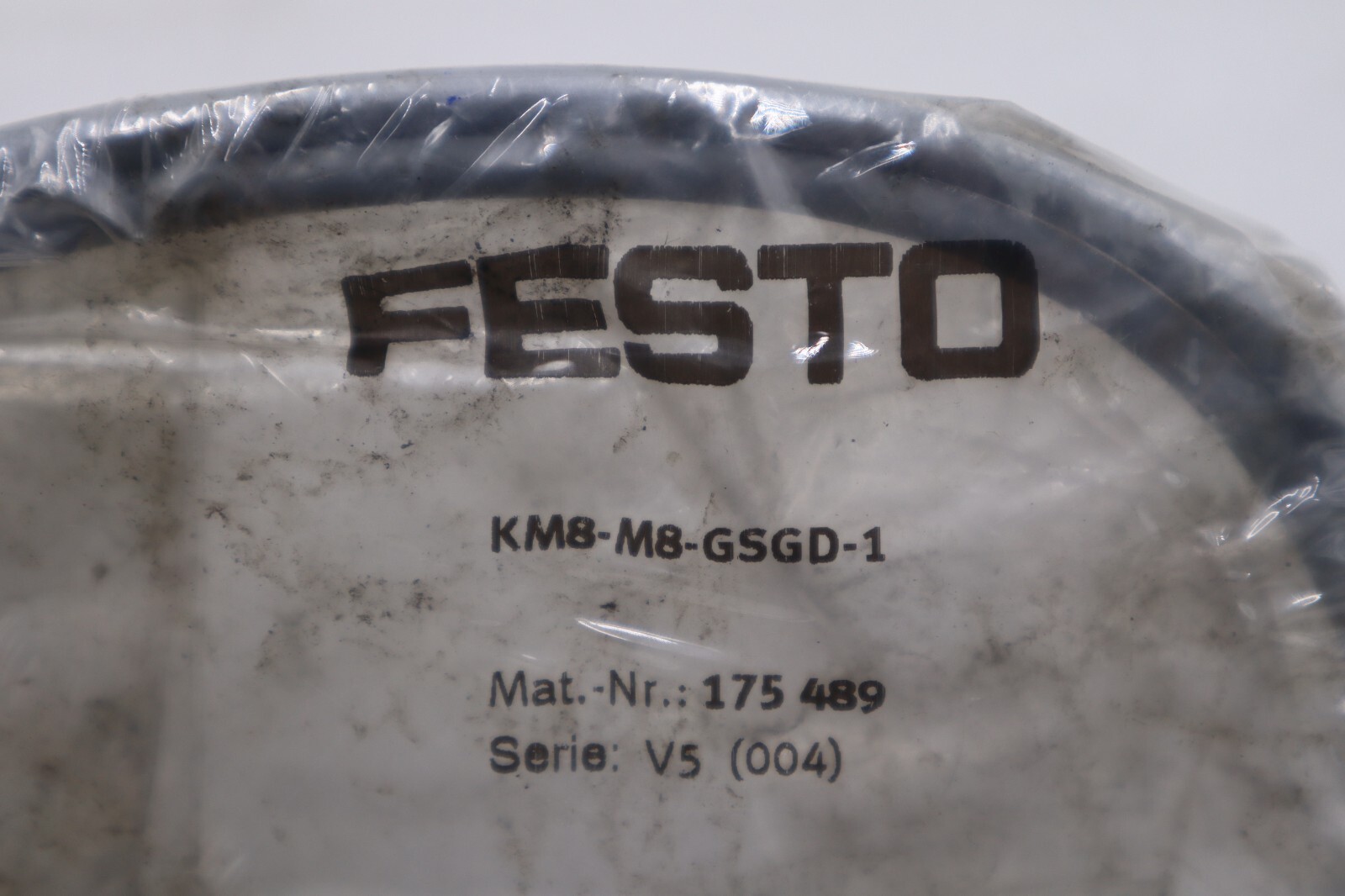 Festo KM8-M8-GSGD-1 Connecting Cable. PN: 175489 STOCK K-3913