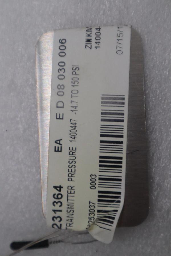 Used ROSEMOUNT 3051T / 3051TG2A2B21AS5K5 NEW TRANSMITTER W/ C30612-2126-0000 #G379A