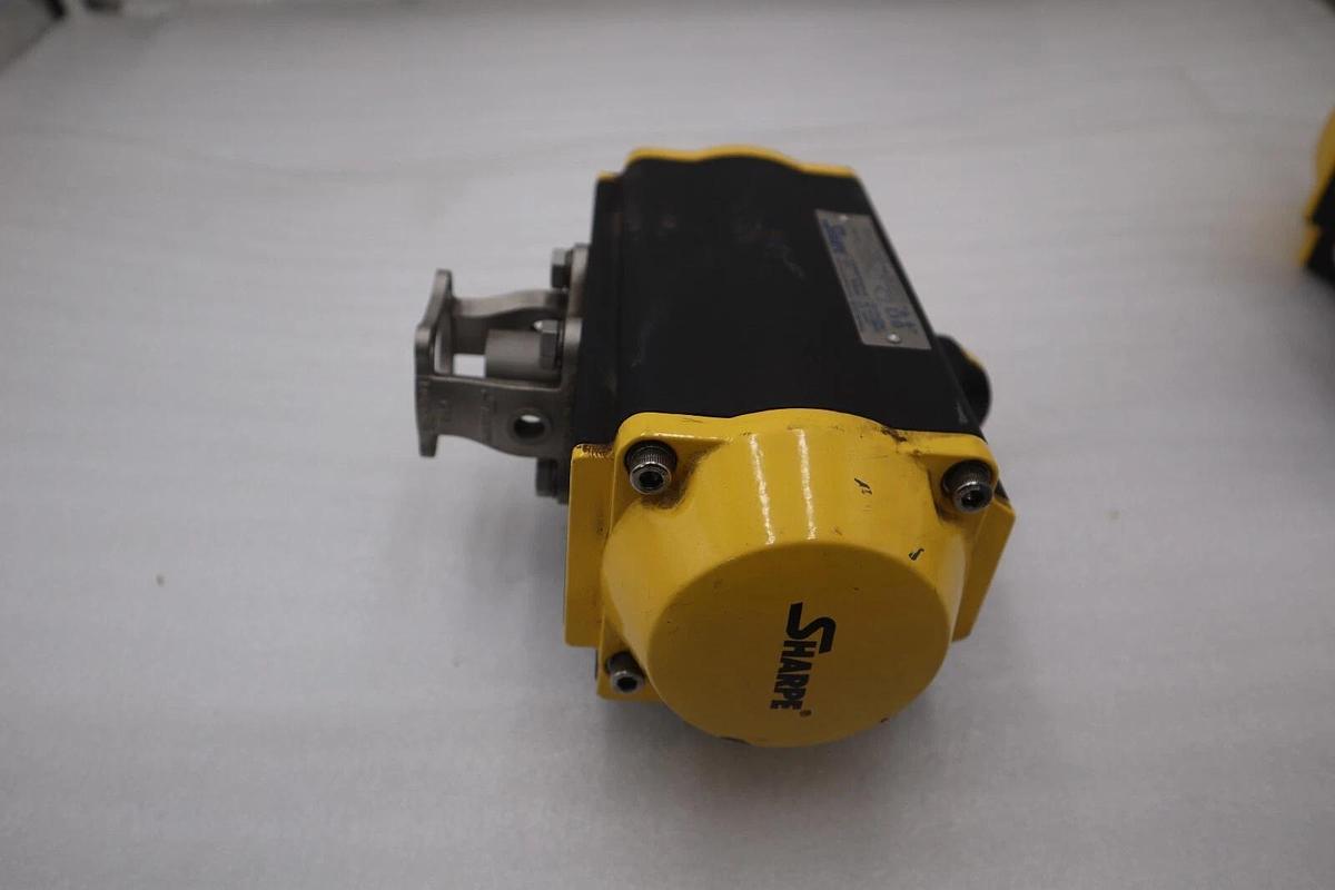 Used Sharpe SPN II 085 Double Acting Rack and Pinion Pneumatic Actuator STOCK 1550-A