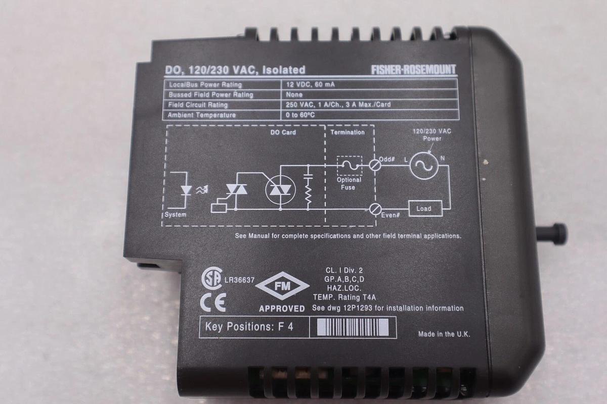 NEW OPEN BOX DELTAV KJ3001X1-BH1 120/230VAC NSNP STOCK 3276