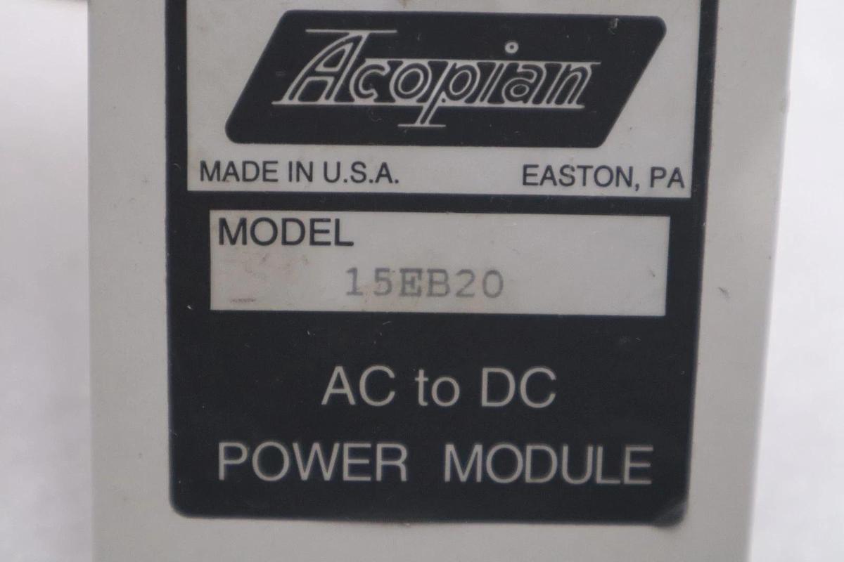 Used PN# 15EB20 - ACOPIAN - POWER SUPPLY MODULE (AC TO DC) - STOCK GF1335