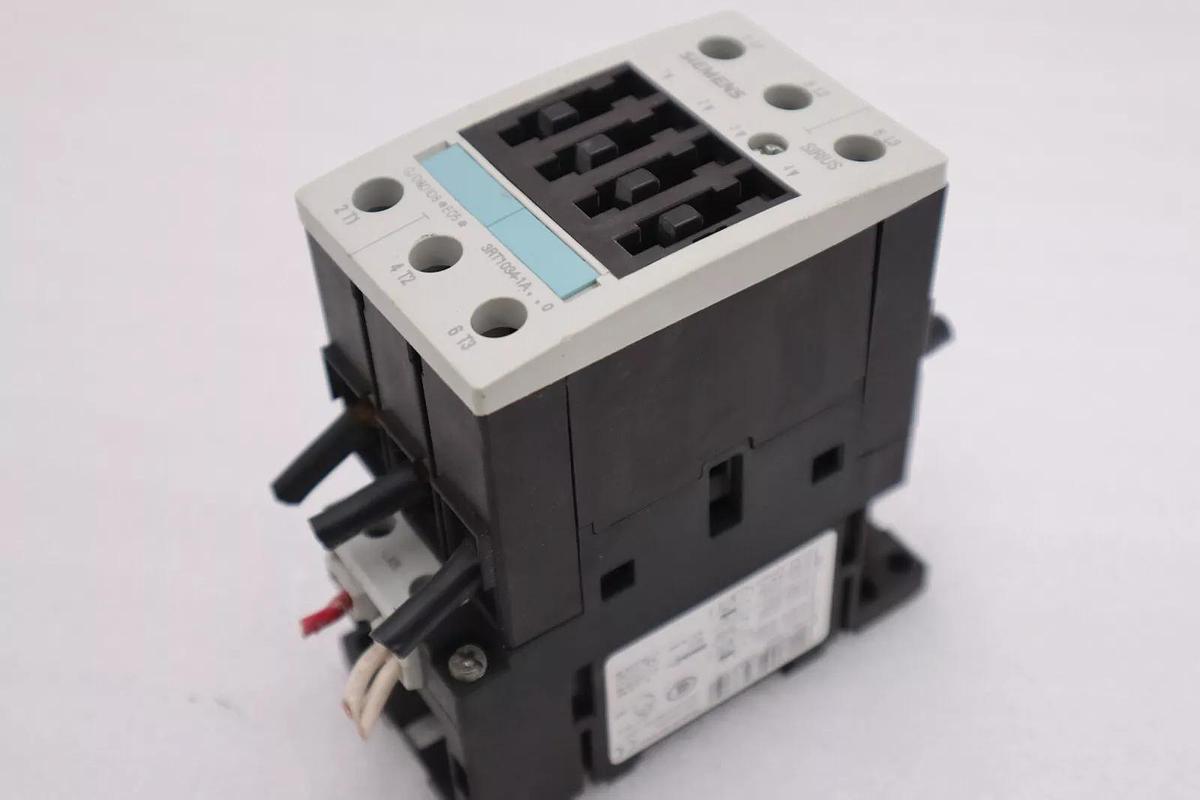 Used SIEMENS 3RT1034-1AK60 CONTACTOR COIL 120 VAC 25 HP 45 AMP STOCK K-45-A