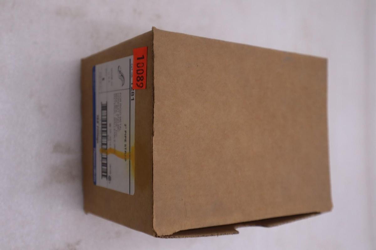Used LOT OF 4 -- NEW OPEN BOX Thomas & Betts 1281 2" Pipe Strap Box of 5 STK GF1017