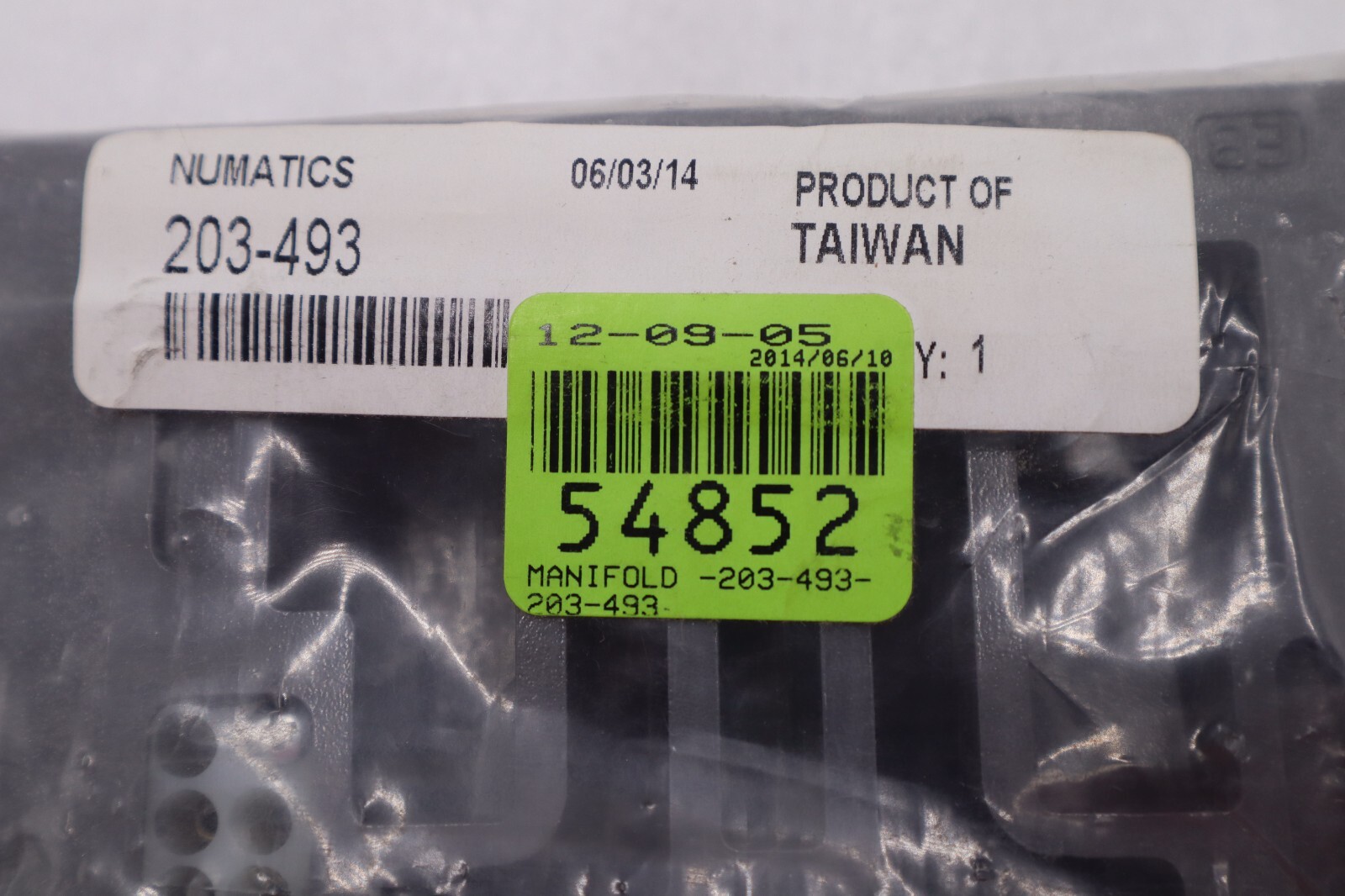 Used NUMATICS 203-493 Subbase Individual Stations 1 STOCK L-246A
