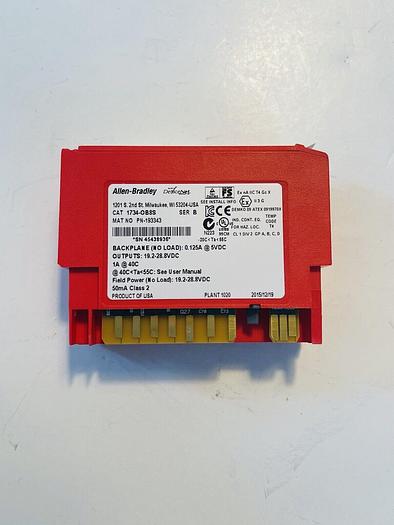 Allen-Bradley 1734-OB8S Safety Output Module #K-1138