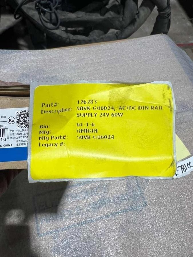 Used NEW Omron S8VK-G06024 Power Supply STOCK L781CC