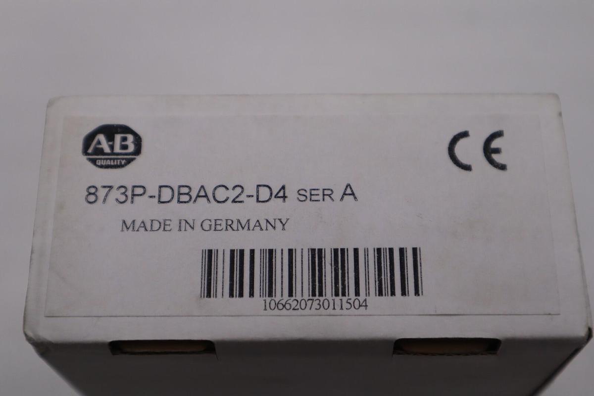 NEW ALLEN BRADLEY 873P-DBAC2-D4 SER A ULTRASONIC PROXIMITY SENSOR STOCK 5629