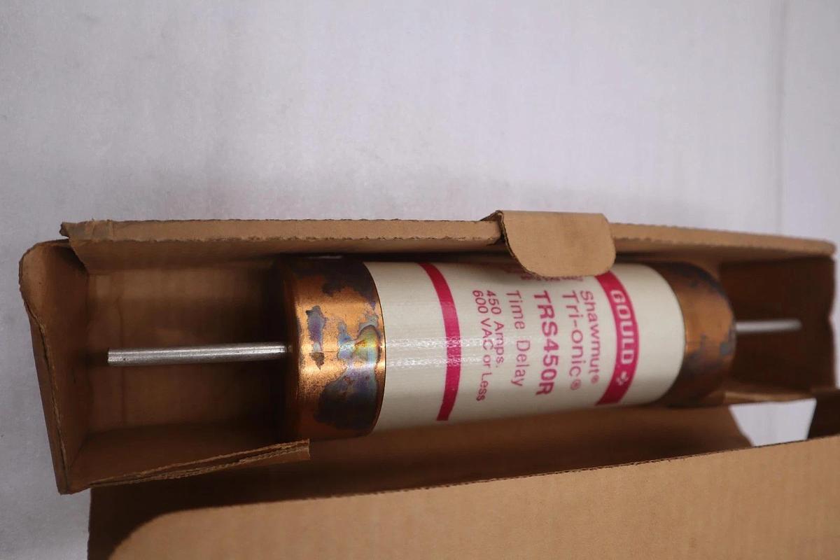 Used Gould Shawmut TRS450R Class RK5 Time Delay Fuse 450A 600V - STOCK GF788