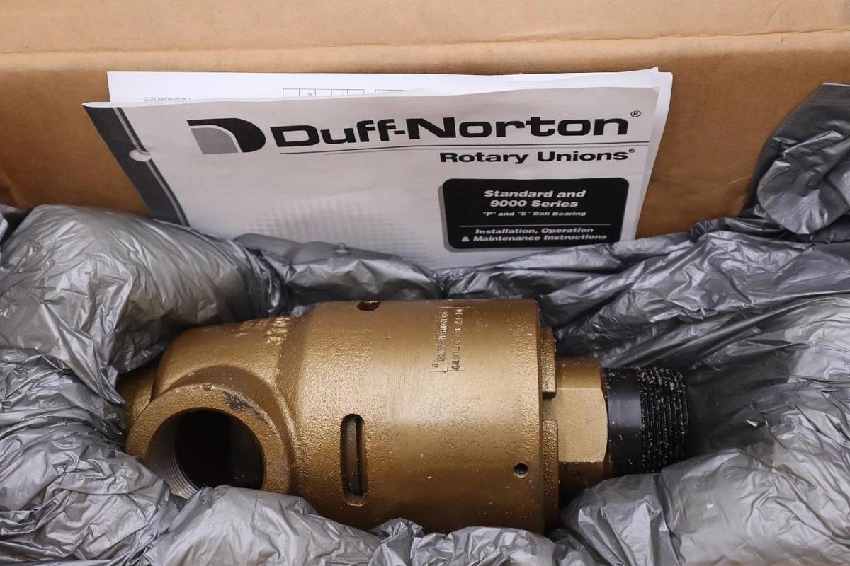 Used Duff-Norton 1CVB8 440144C Rotary Union Fitting 9000 Series - STOCK GF1363