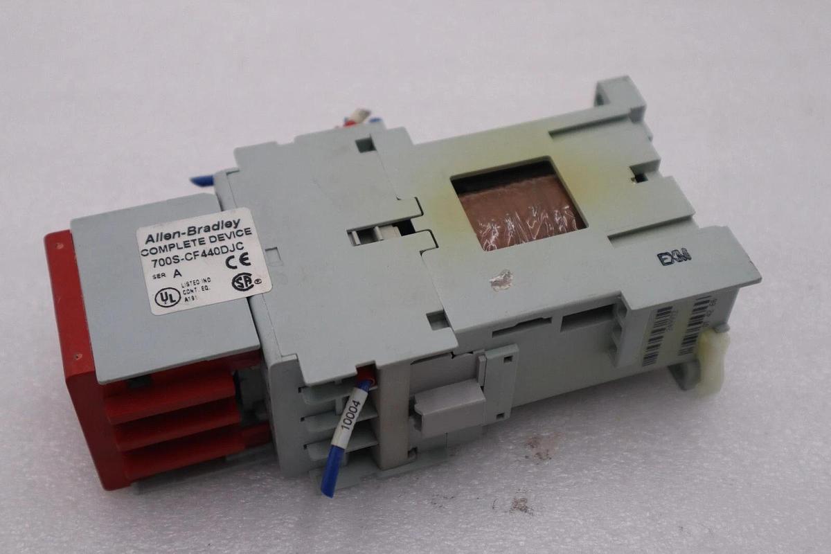 Used ALLEN BRADLEY 700S-CF440DJC SAFETY CONTROL RELAY 8 POLE 24VDC STOCK 5089