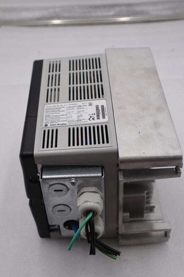 Used ALLEN BRADLEY 20AD2P1A0AYNAEG0 POWERFLEX 70 ADJUSTABLE FREQUENCY AC DRIVE #2947