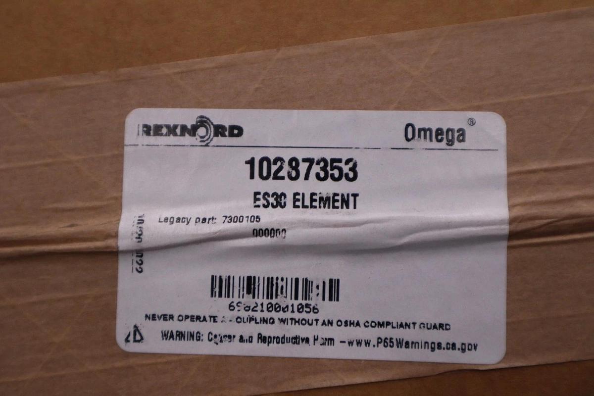 Used REXNORD 10287353 ES30 OMEGA ELEMENT NEW WITH BOX - STOCK GF5