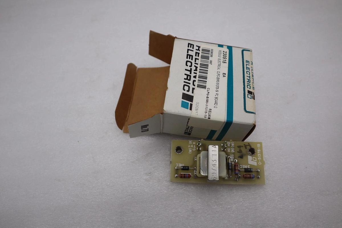 NEW OPEN BOX RELIANCE ELECTRIC 0-51378-19 CIRCUIT COUPLING CARD 05137819 --G895A