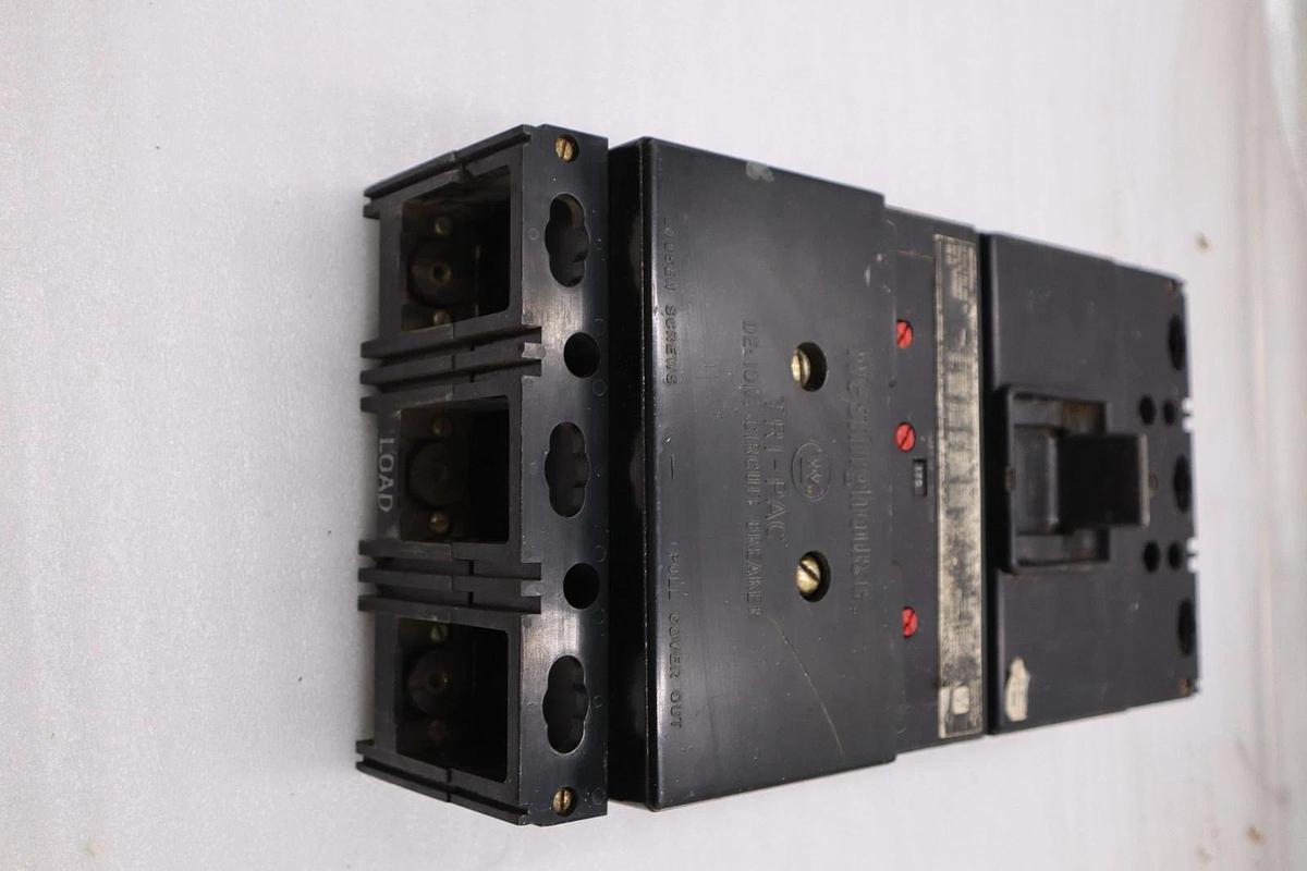 Used WESTINGHOUSE 400A 3 POLE 600V CIRCUIT BREAKER - LA3400PRF STOCK H1479