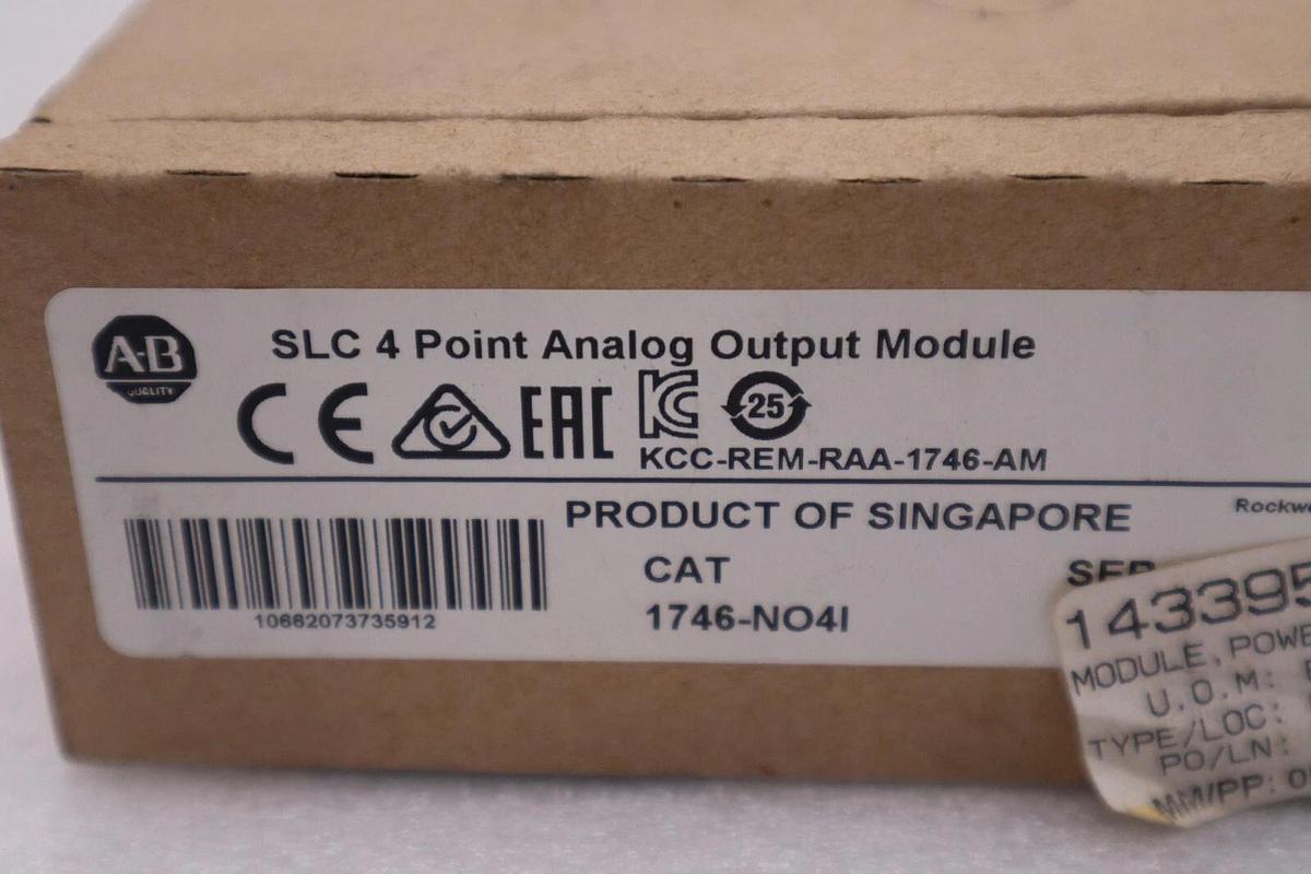 NEW OPEN BOX AB Allen-Bradley 1746-N04I Analog Output Module STOCK H48A