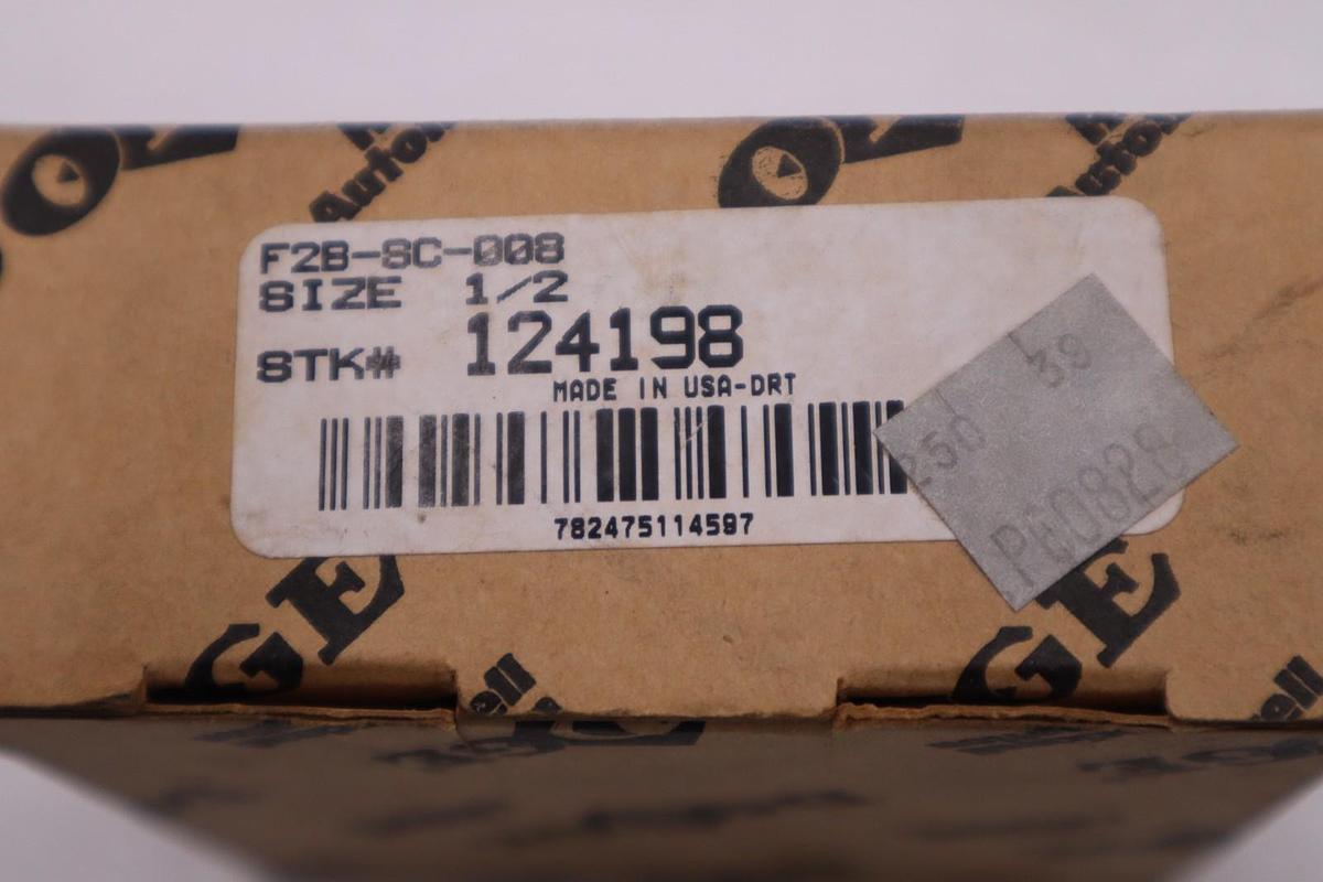 NEW Dodge 124198 F2B-SC-008 1/2" 2-Bolt Flange Mount Bearing STOCK H1107A