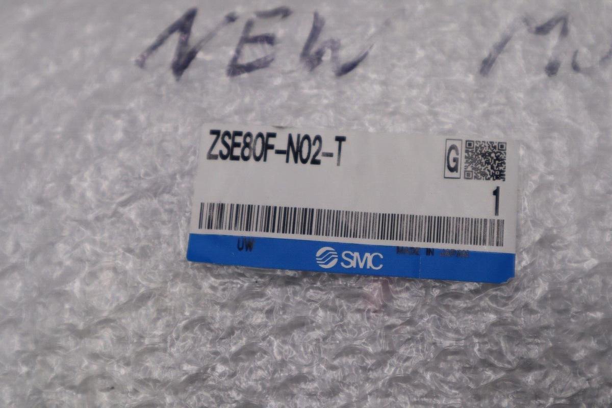 Used SMC ZSE80F-N02-T Electronic Pressure Switch Regulator NEW OPEN BOX STOCK L-512-C