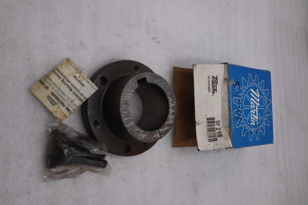 LOT OF 2 NEW OPEN BOX MARTIN SPROCKET SF 2 1/8 BUSHING STOCK K3250CC
