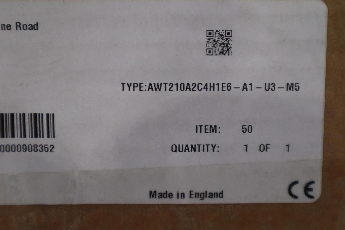 Used ABB AWT210 AWT210A2C4H1E6-A1-U3-M5 / AWT200062 2 WIRE TRANSMITTER CONTROL #G440