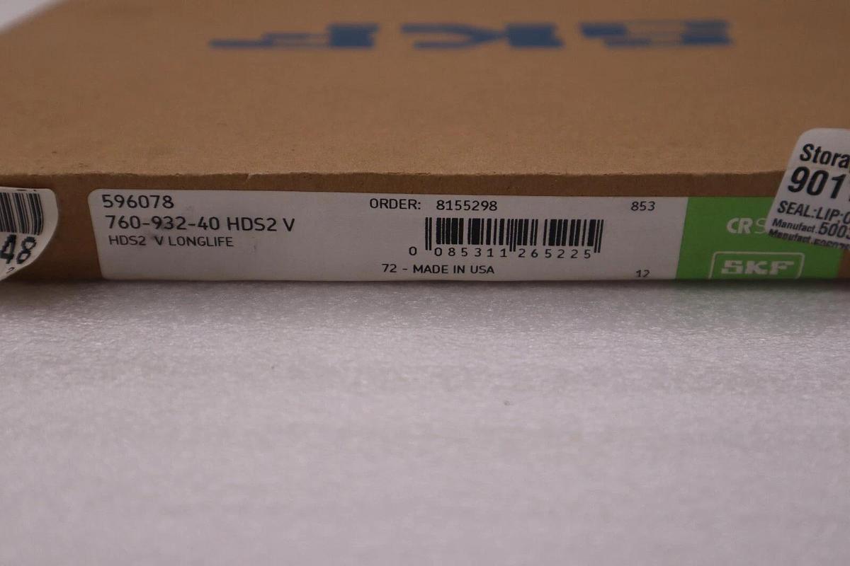 Used NEW CR (SKF) Radial Shaft Seal 596078 NEW IN BOX STOCK 3790-A