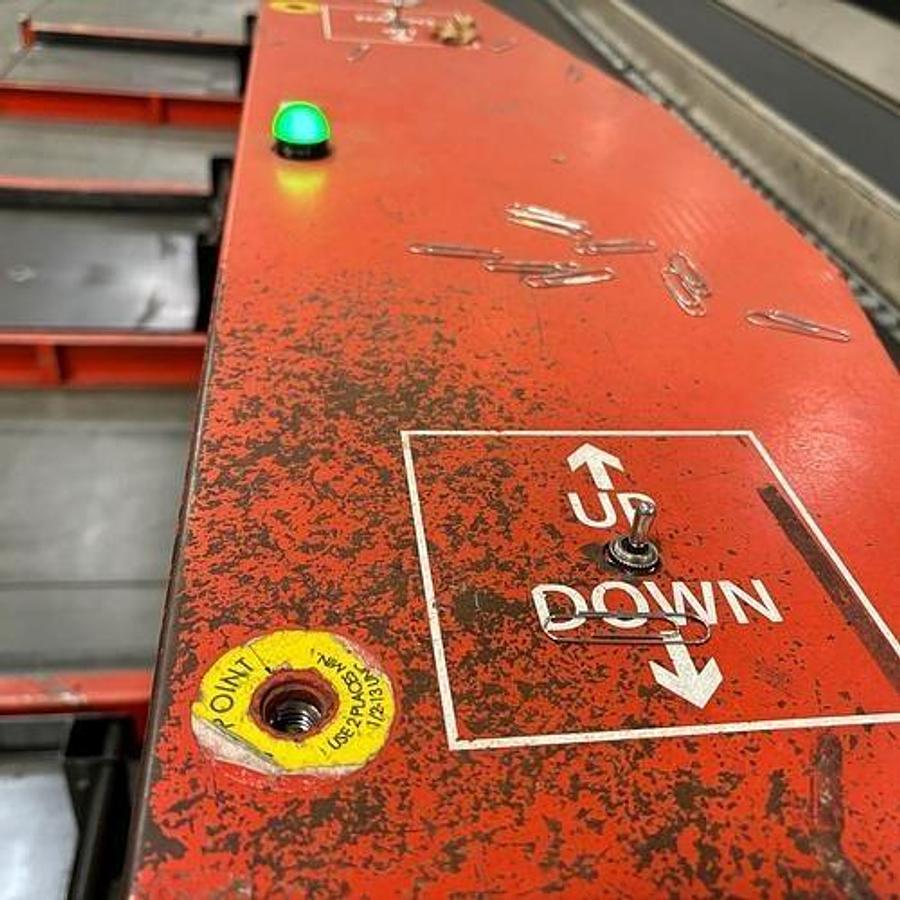 Used PRESTO P4-25-4348-LPT FLOOR LEVEL PALLET LIFT LOAD LEVELER TURNTABLE 2,500 POUND