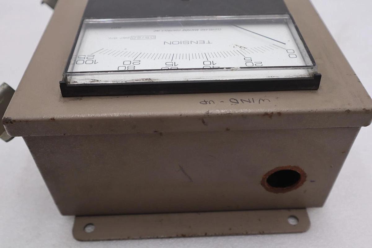 Used Cleveland-Kidder Web Tension Indicator Equipment NE-4/DR-4/TA-10/ER-4 #4111