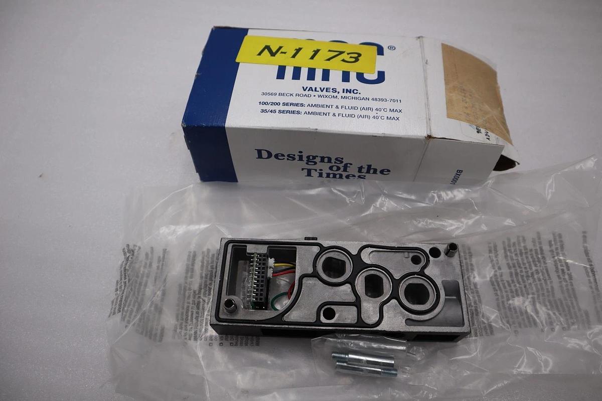 MAC 92B-000-BK2=3628 / 92B-000-BK2 SOLENOID VALVE MANIFOLD BASE STOCK H804A