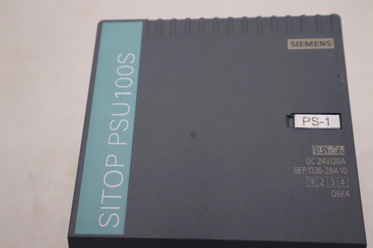 Used Siemens 6EP1336-2BA10 SITOP PSU100S Power Supply 24V DC 20A Output #K-612-A