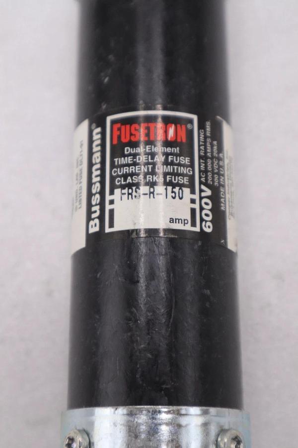Used LOT OF 3 - Fusetron FRS-R-150 Dual Element Fuse - STOCK 4949A