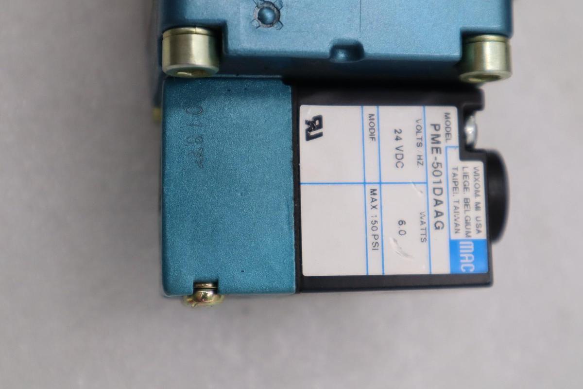 Used MAC VALVES INC 6523B-000-PM-501DA / 6523B000PM501DA NEW UNIT STOCK H822A