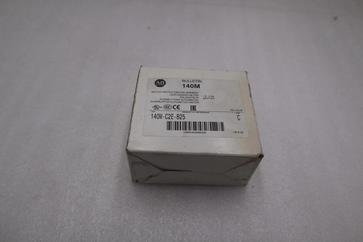 Used NEW IN BOX Allen Bradley 140M-C2E-B25 Ser C Circuit Breaker STOCK H280A