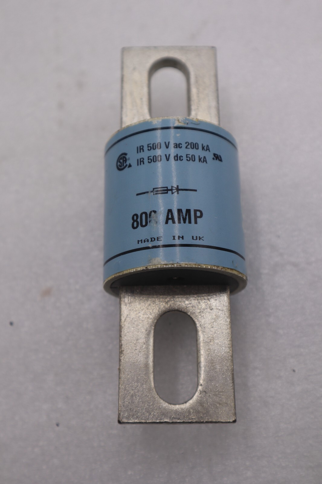 Used NEW BUSSMANN XL50F800 800 AMP SEMICONDUCTOR FUSE STOCK #K-829A