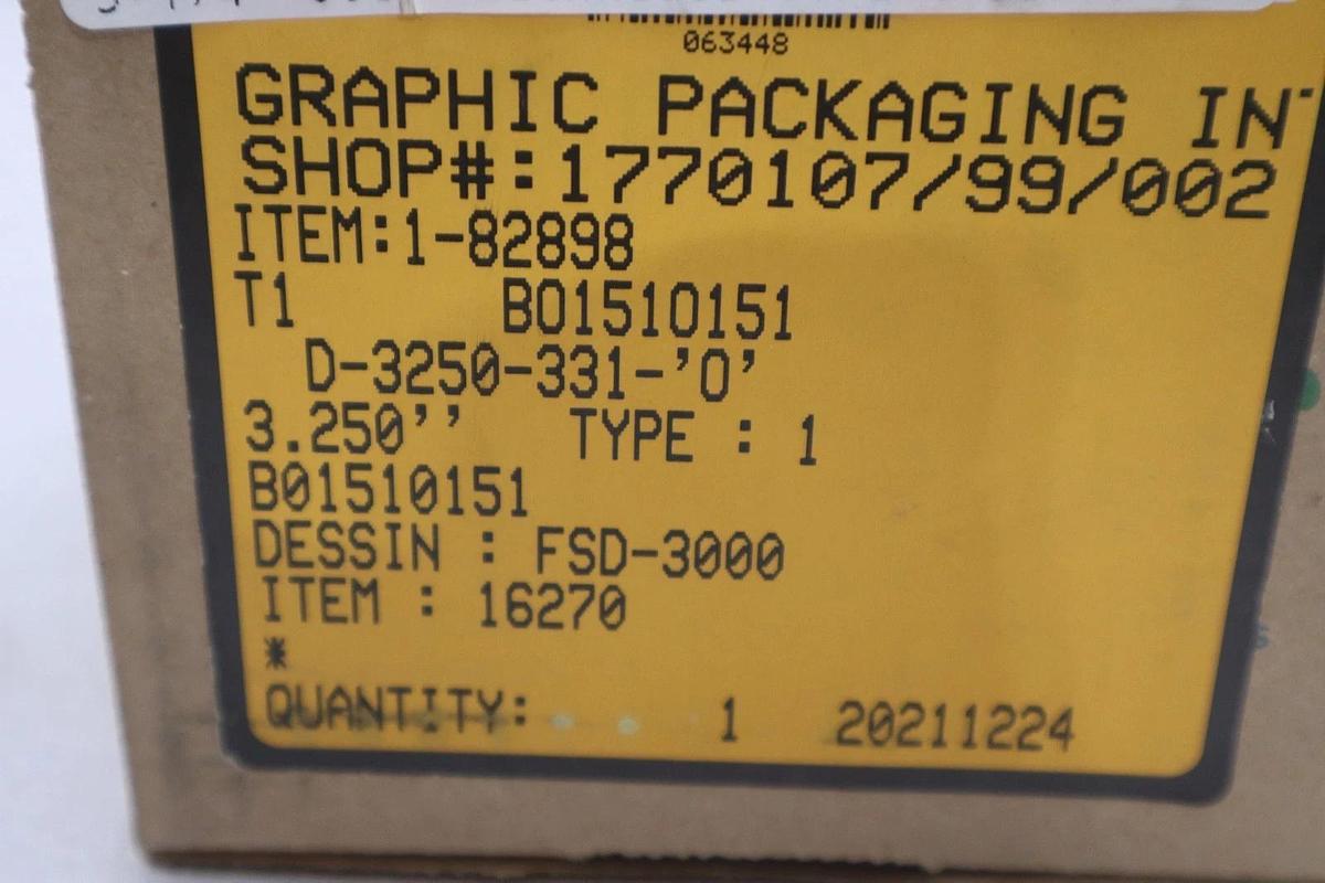 Used John Crane FSD3000 Spring Seal Assembly 3-1/4" NEW IN BOX STOCK GF-938