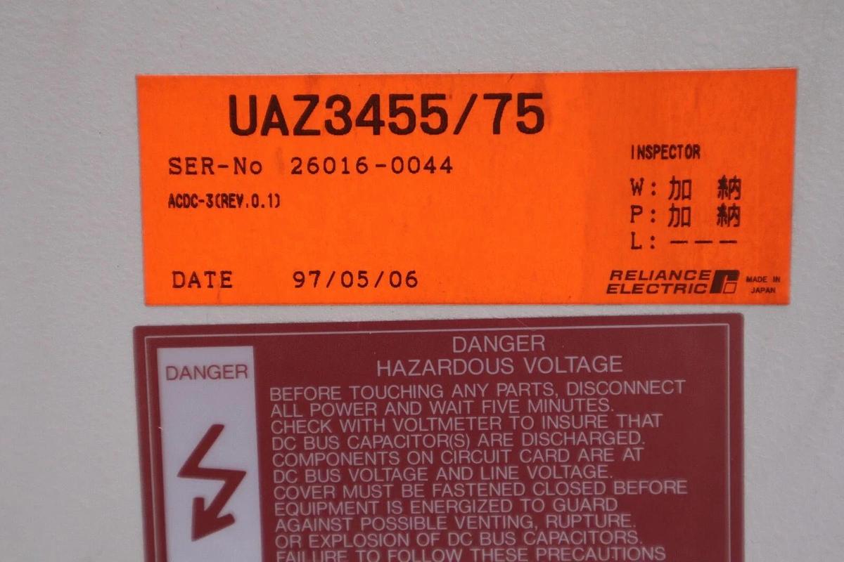 Reliance Electric UAZ3455/3475 Power Unit 32022 Chassis Type New Open Box #600-A