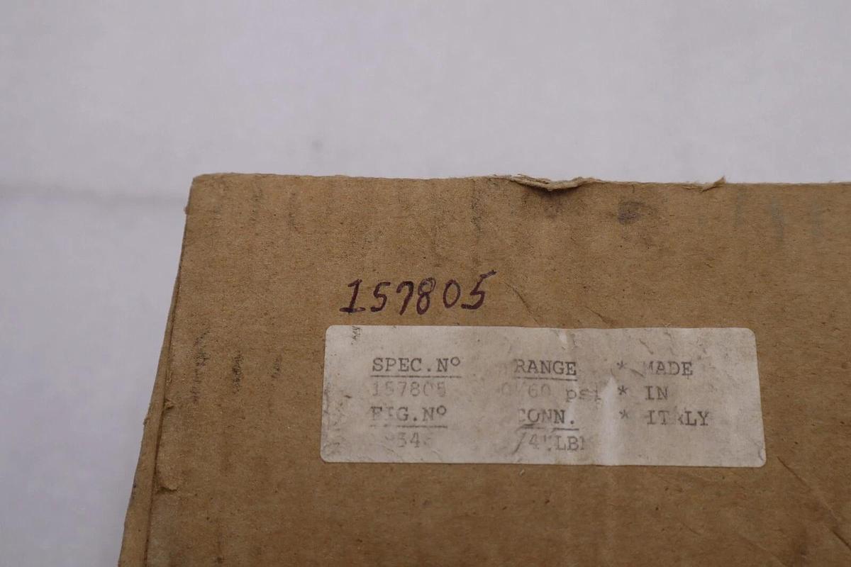 USG PRESSURE GAUGE 0-60PSI SPEC 157805 #L-803