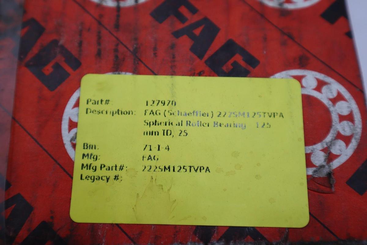 NEW FAG 222SM125-TVPA SPLIT SPHERICAL ROLLER BEARING - STOCK 1685CC