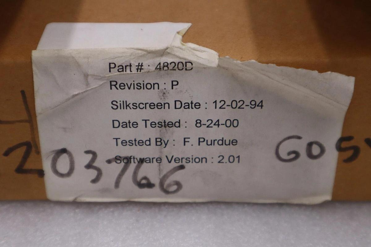 Used NEW STANLEY BLACK & DECKER 4820D/ 4820D PC BOARD CHANNEL CARD STOCK H775