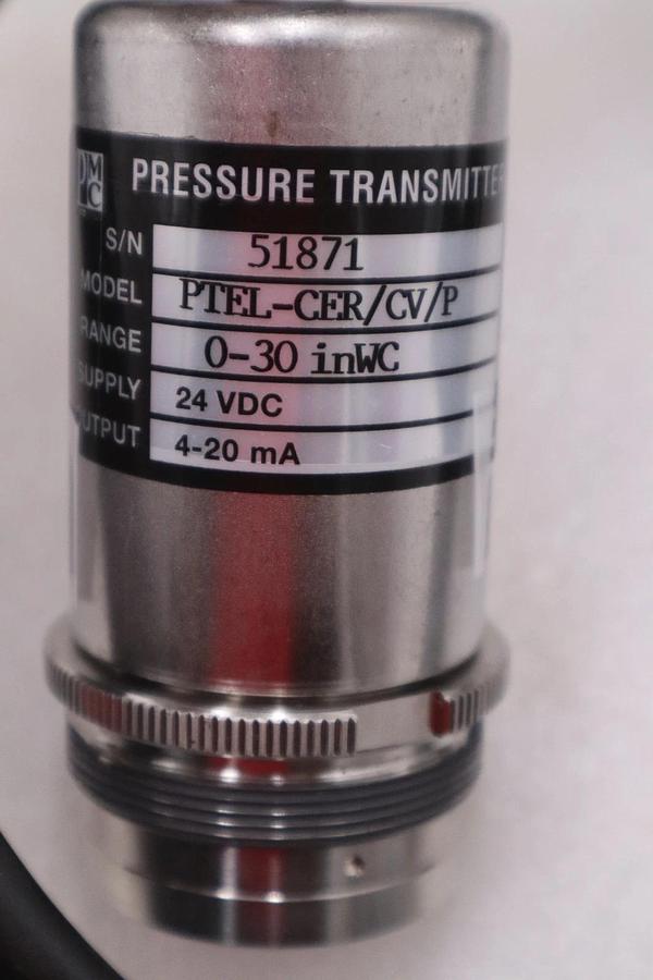 Used PMC PTEL-CER/CV/P 24VDC 4-20 mA PRESSURE TRANSMITTER - STOCK GF1042